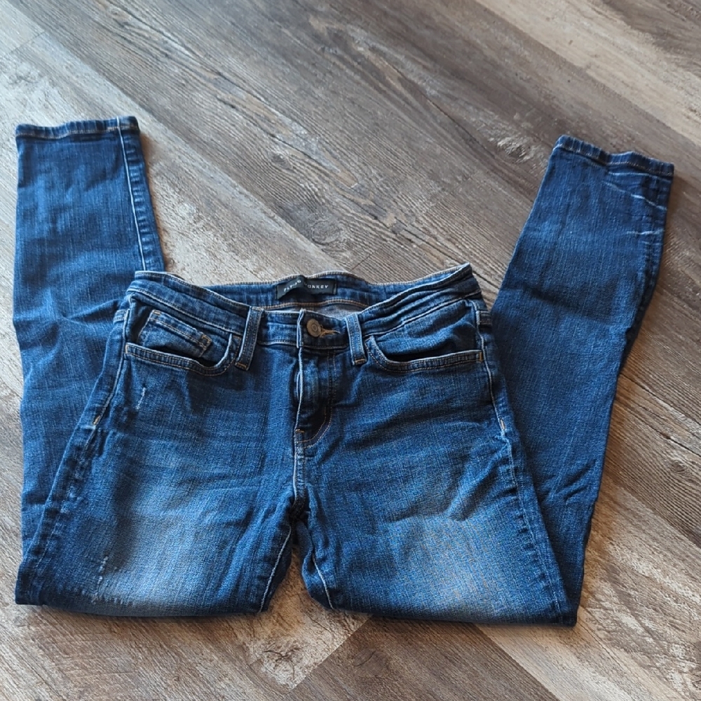 Flying Monkey Blue Skinny Jeans Classic Denim